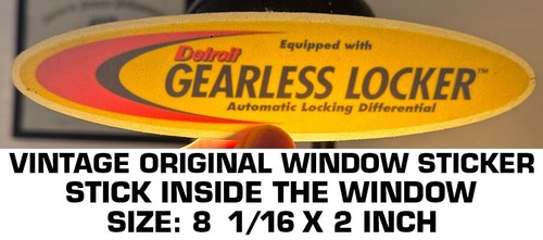 Detroit gearless locker - detroit,