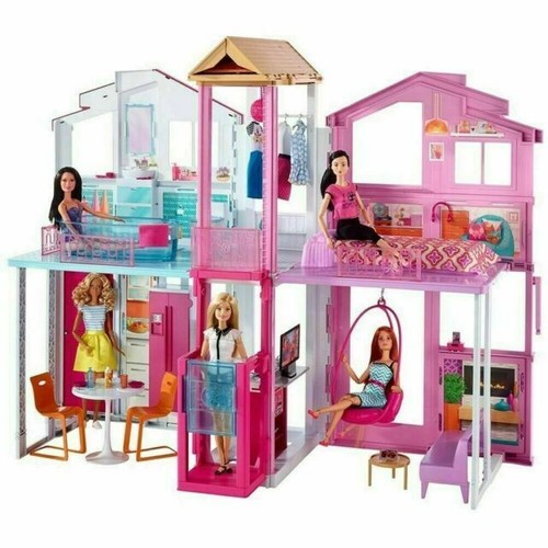 Barbie casa malibu con 4 - casa, di
