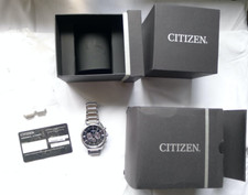 OROLOGIO VINTAGE  CRONOGRAFO ENERGIA SOLARE CITIZIEN ECO DRIVE SET SCATOLA GARAN