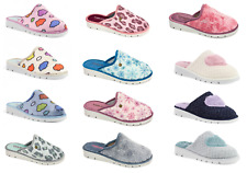 TIGLIO Ciabatte donna invernali calde MADE IN ITALY chiuse pantofole tessuto fan