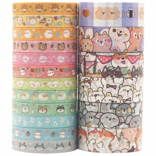 Set rotoli nastro washi - 18,