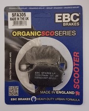 Pastiglie freno a disco EBC organiche anteriori adatte a KYMCO AGILITY 125 CARRY (dal 2011 al 2015)