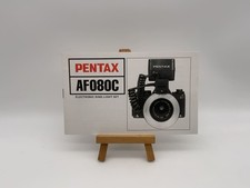 Pentax AF 080 C Electronic Flash Ring Light Manuale di Istruzioni Inglese