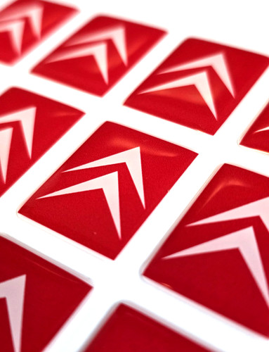 Adesivo resinato logo - resinato, citroen