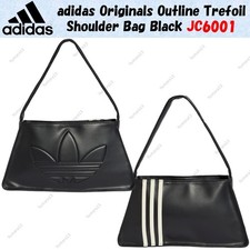 Borsa a tracolla adidas Originals Outline Trefoil nera JC6001