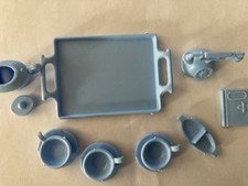 Vintage Barbie Cottage Dreams Blue Tea Set