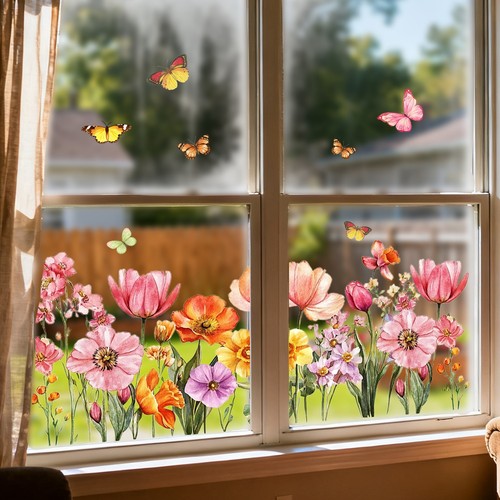 Farfalla antistatica fiori