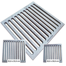 Griglia cenere 20x20 e 25x25 quadrata in Ghisa per termo Camini e Stufe