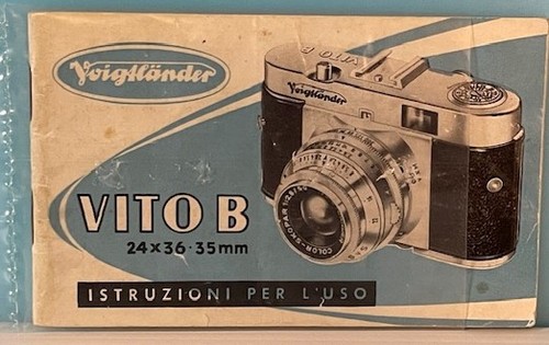 Voigtlander vito istruzioni - voigtlander, b