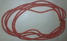 Collana corallo antica 5 - corallo, a