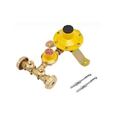 MINI CENTRALINA 2 VIE BOMBOLE GAS GPL 1° STADIO E 2° STADIO 4KG   FLESSIBILI