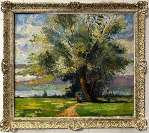 Quadro olio firmato aleksander - olio,