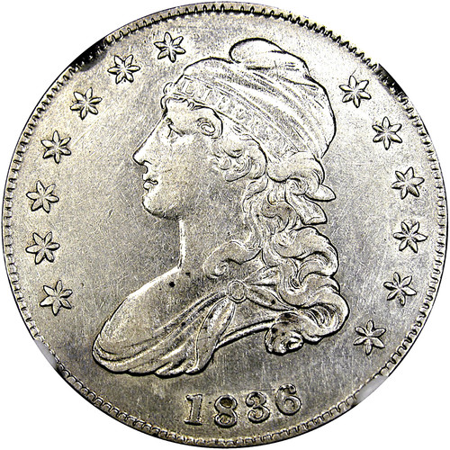 1836 1336 50c ngc - xf45, o-108