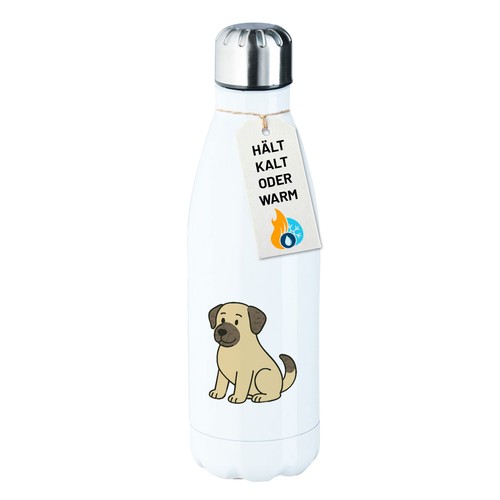 Borraccia acciaio inox - acciaio, kangal