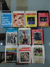 Lotto 9 Cassette Stereo 8 - Peppino Di Capri Suzi Quatro Lucio Dalla Rock'n Roll