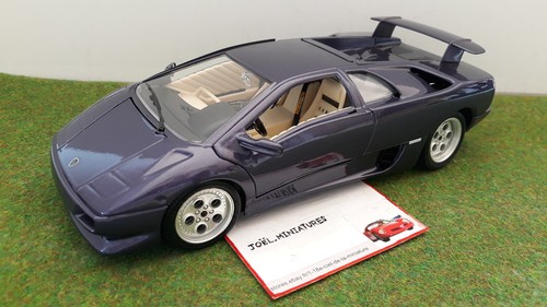 Lamborghini diablo 1990 bleu - lamborghini,