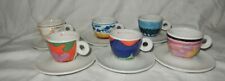 Amici ILLY COLLECTION 6 TAZZINE ESPRESSO SIMONE MEENTZEN 1993 RARE
