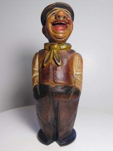 Anri statuina vintage legno - statuina,