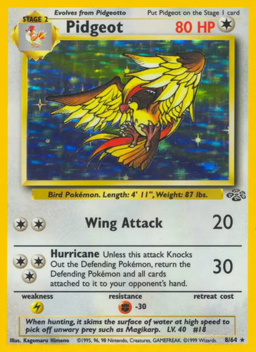 Pidgeot pokemon - 8/64,