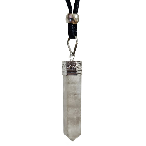 Collana con ciondolo - , quarzo