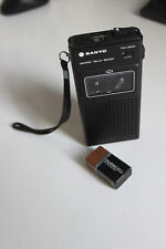 Vintage Sanyo Micro Talk Book TRC-3000 Handheld Recorder mini audio cassette