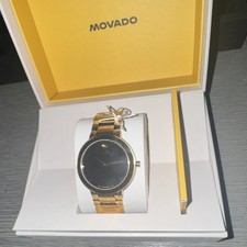 Movado men museum gold - movado,