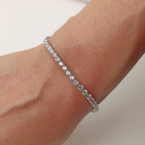 Bracciale tennis argento - tennis, 925