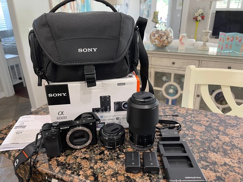 Sony a6000 with lens - lens,, 3