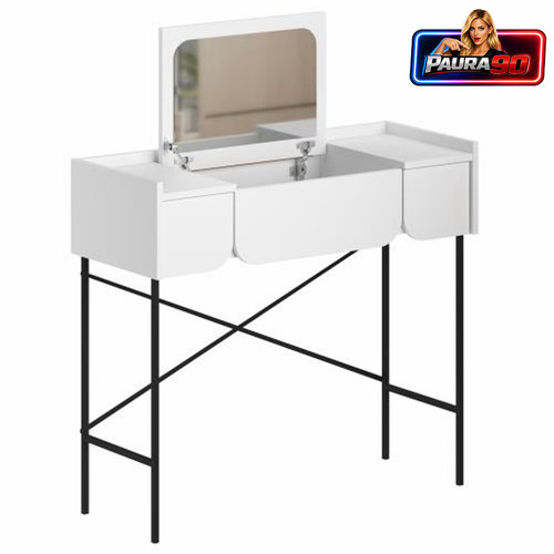 Toeletta trucco bianco moderna - toeletta,