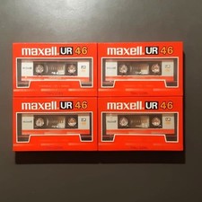 4 Audio Cassette Maxell UR 46
