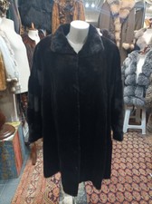 Visone Rasato Nero Con Maniche