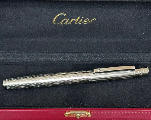Penna sfera cartier argento - a,