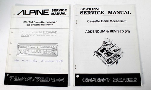 Alpine 7294s 7294es - alpine, 7294s/7294es