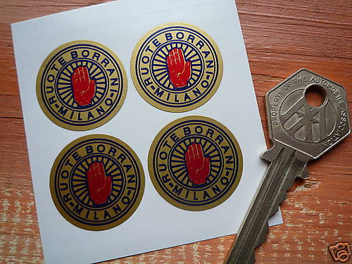 Borrani gold adesivi cerchio - borrani,