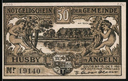 Notgeld husby 1921 50 - husby, 1921,