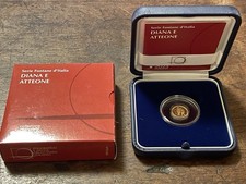 Italia 10 Euro 2023 Diana e Atteone oro - Serie Fontane d'Italia