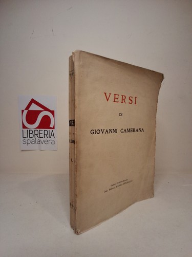 Versi giovanni camerana - versi,