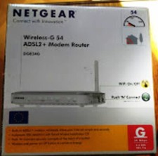 Netgear DG834Gv5 MODEM ADSL 54 Mbps 10/100 Wireless G cablato 4 porte ROUTER