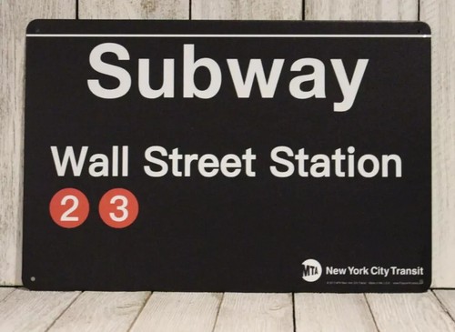 New york wall street - york, sign