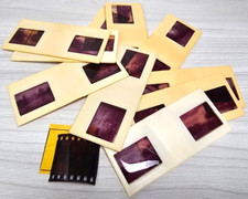 Lotto 10 vecchie foto diapositive vintage sovietiche film amatoriali URSS...