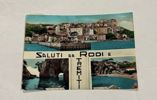 Cartolina saluti rodi - cartolina, e