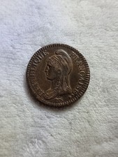 MONETA FRANCIA I° REPUBBLICA 1795-1796 2 DECIMES ANNO 4°