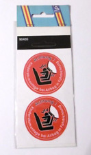 2er Set Adesivo-Auto Airbag Seggiolino Passeggero Segnale di Pericolo Dashboard