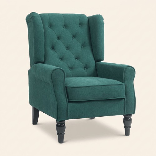 Poltrona vintage tessuto - poltrona,