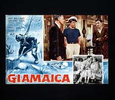 GIAMAICA fotobusta poster Ray Milland Jamaica Run Palombaro Scafandro Diver AU10