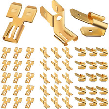 48 Pezzi Connettore a Forcella Femmina, Connettore a Forcella Doppio, Connettore