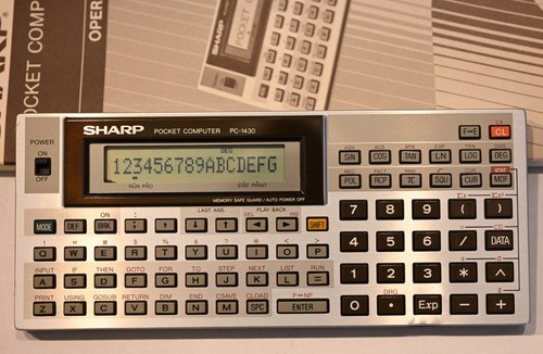 Sharp 1430 pocket computer - sharp,