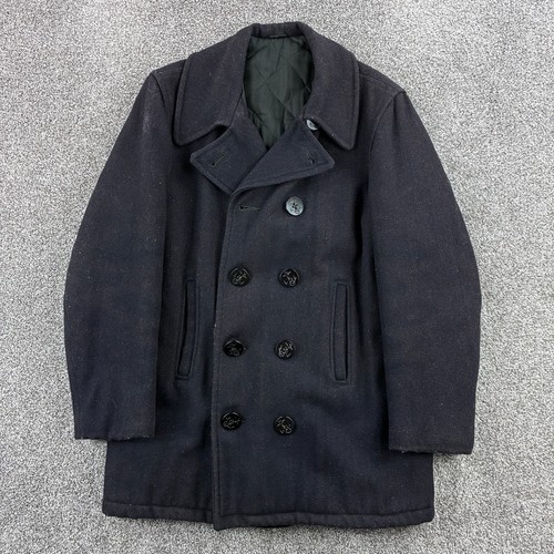 Cappotto pea lana navy ww2 - pea,