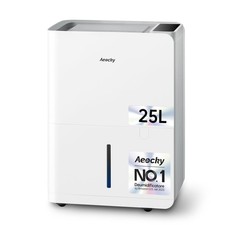AEOCKY Deumidificatore casa Max 25L/24h Adatto Fino a 50㎡ Deumidificatore