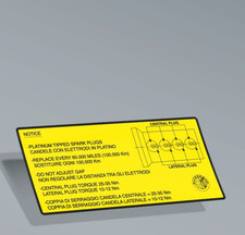 ADESIVO SCHEMA CANDELE ALFA